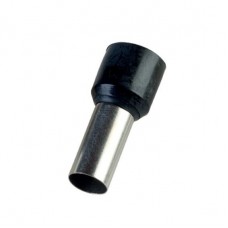 Ακροδέκτης Μύτης 25mm² Μαύρος (Συσκ. 100τεμ.) Е25-16